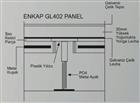 0,2 mm Aluminyum Levha Yüzeye sahip Enkapsül Panel