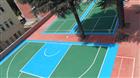 Dursunbey de Basketbol ve badminton saha  zemini yapımı