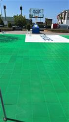 Giresun Belediyesi Modüler Sök Tak Basketbol Spor Saha Zeminleri Yeşil Beyaz Olarak Üretilmiş Ve Teslim Edilmiştir.