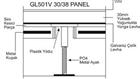 Pvc Yüzey Panel Sistem Kesiti